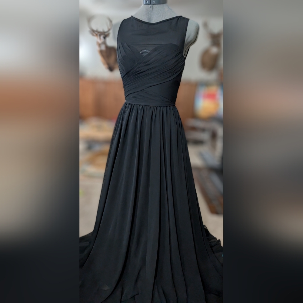 Angelina Faccenda by Morilee Black Dress Size 2
